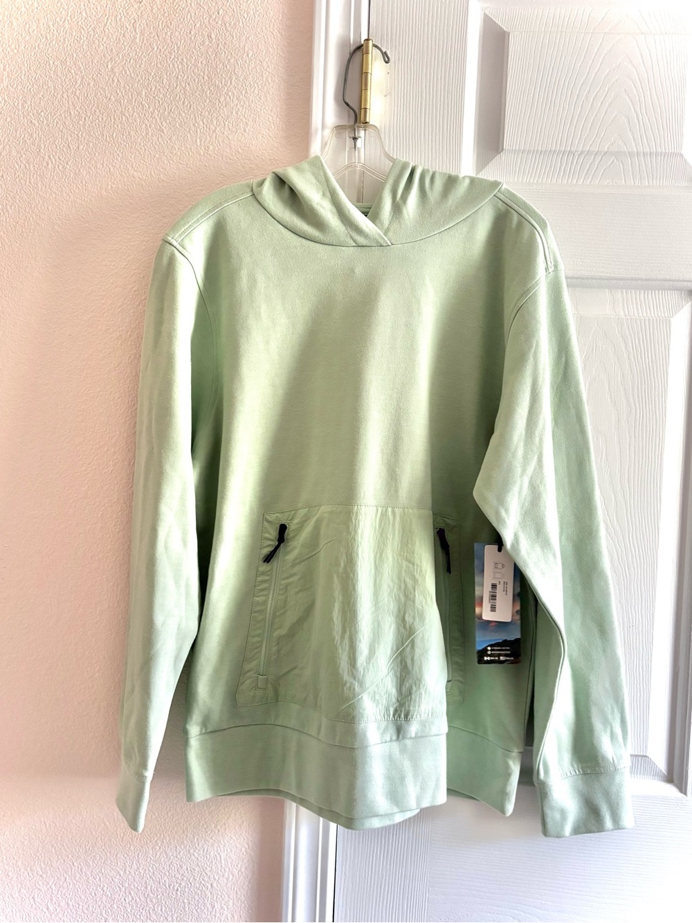 NWT Kyodan Mint Green Oversized Pullover Mens Hoodie M